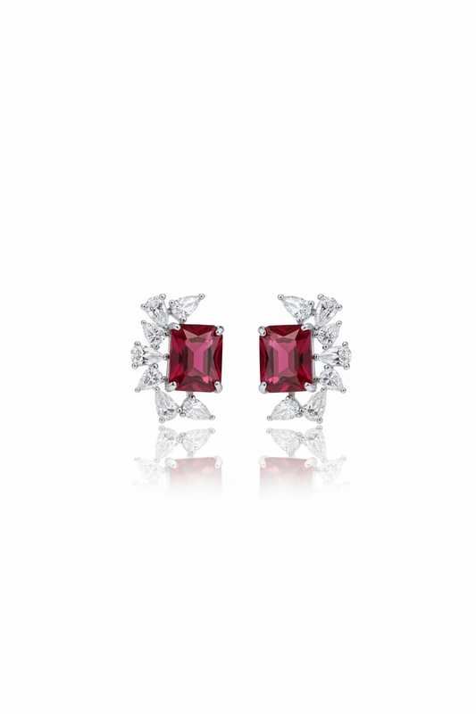 Zarhee Angelina Red Earrings