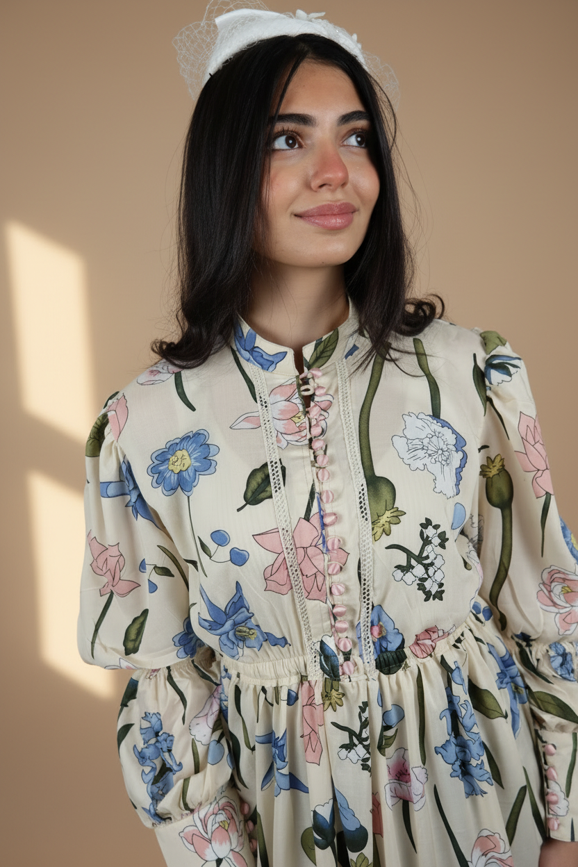 The Botanical Spring Mainer Dress
