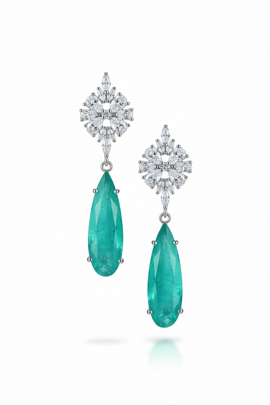 Zarhee Palawan Lagoon - Ocean Blue Earrings