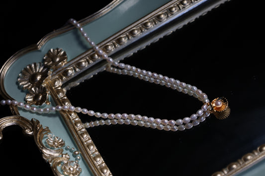 Pearl 18k Gold Plated Necklace - Women