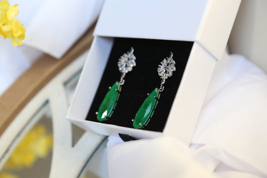 Zarhee Carezza - Emerald Green Earrings