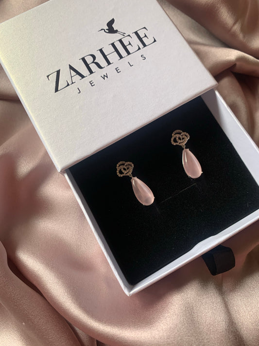 Zarhee Dahlia Flower earrings