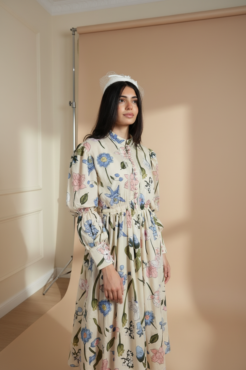The Botanical Spring Mainer Dress