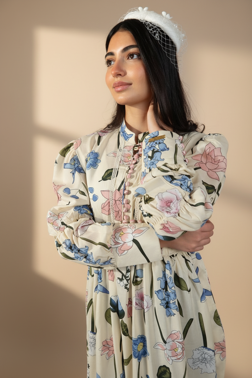 The Botanical Spring Mainer Dress