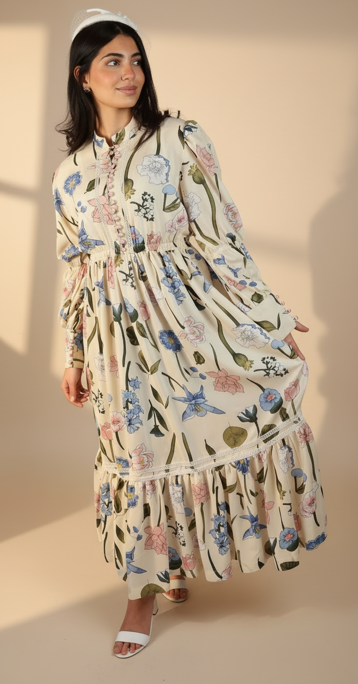 The Botanical Spring Mainer Dress