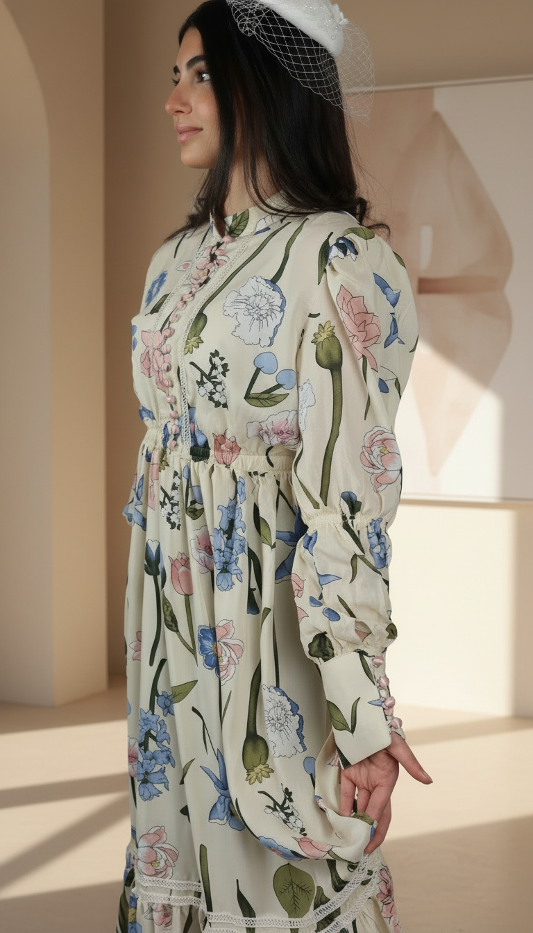 The Botanical Spring Mainer Dress
