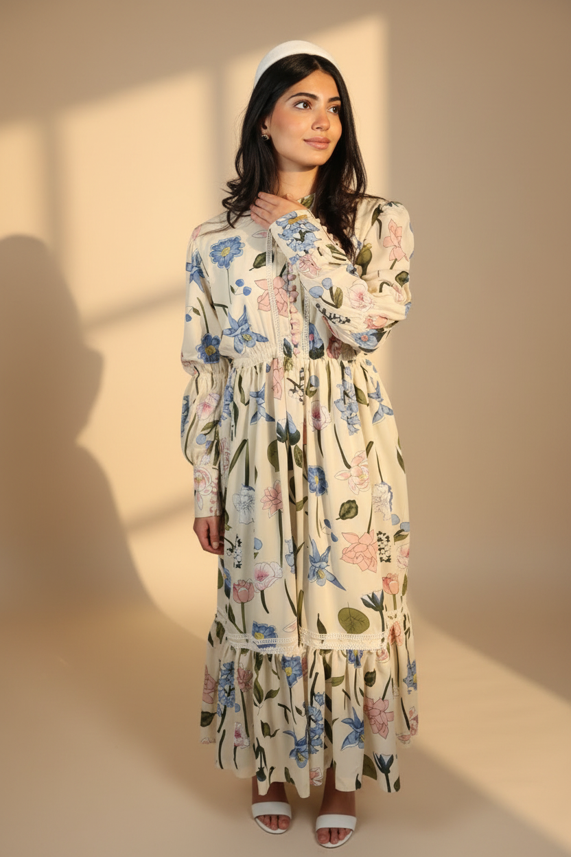 The Botanical Spring Mainer Dress