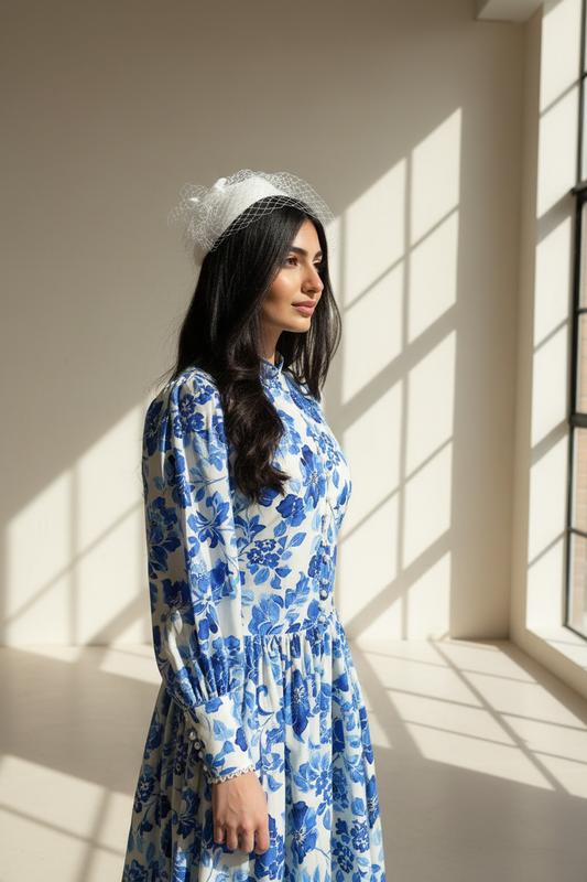 Blue Willow Garden Dress
