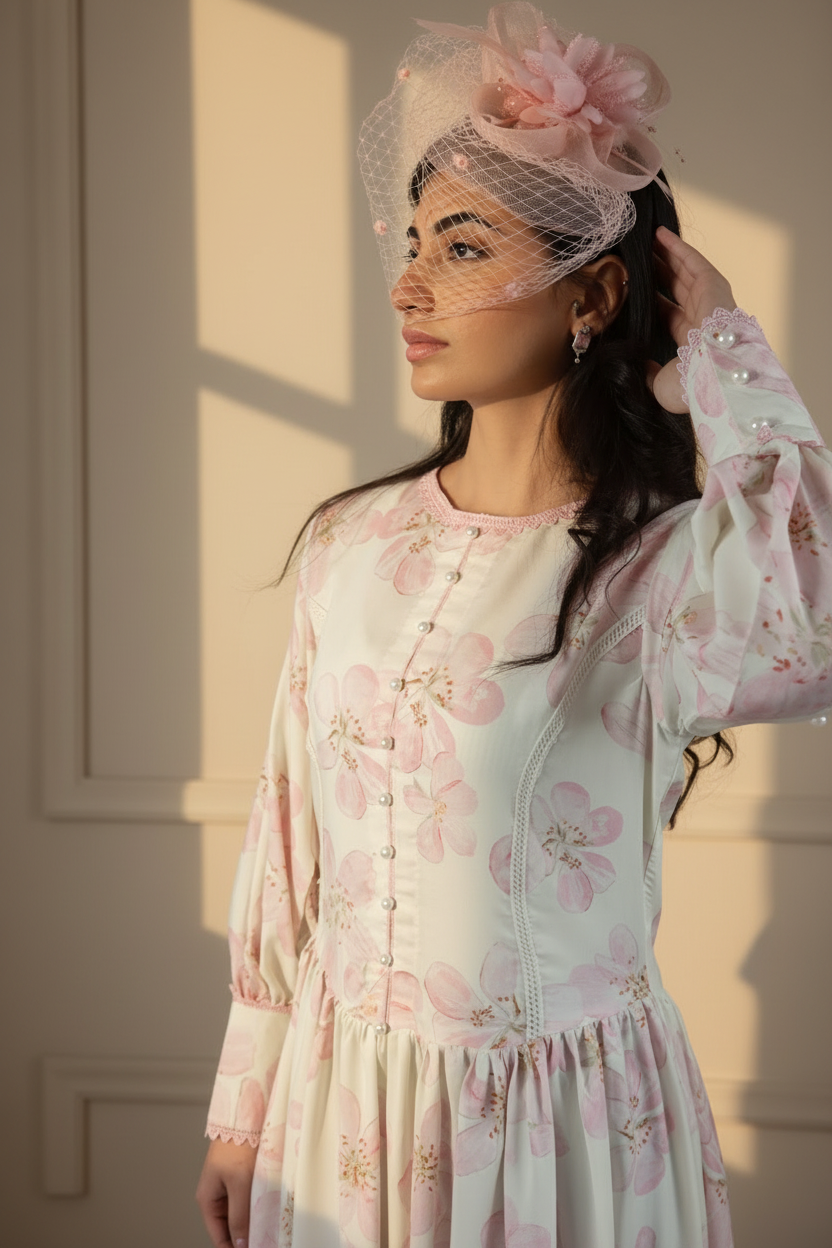 Cherry Blossom Heirloom Dress