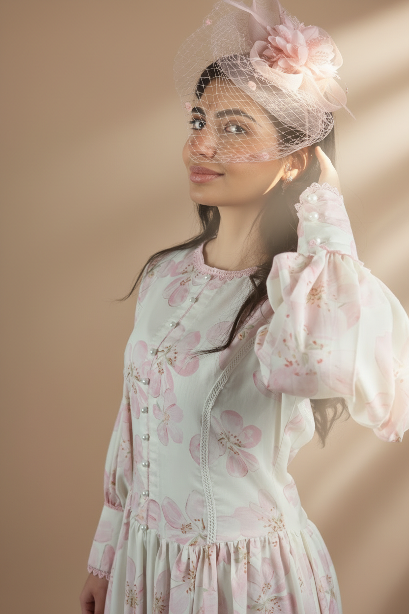 Cherry Blossom Heirloom Dress