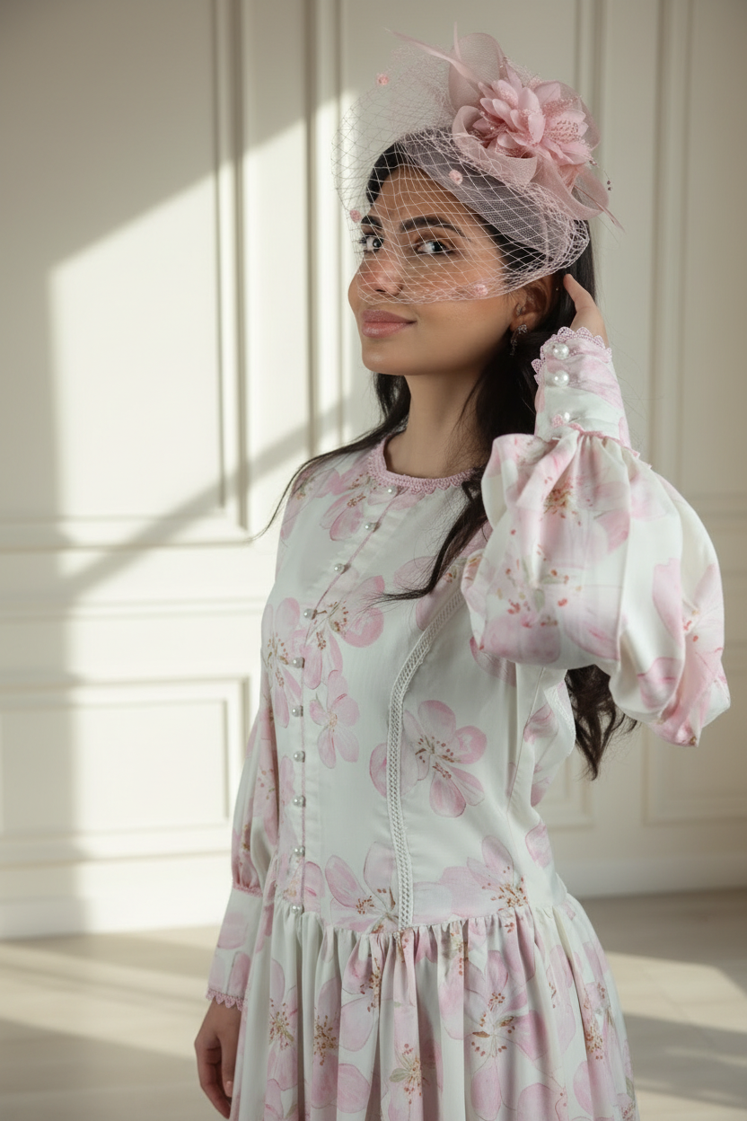 Cherry Blossom Heirloom Dress