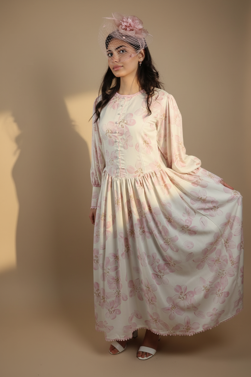 Cherry Blossom Heirloom Dress