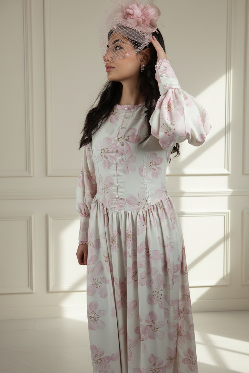 Cherry Blossom Heirloom Dress