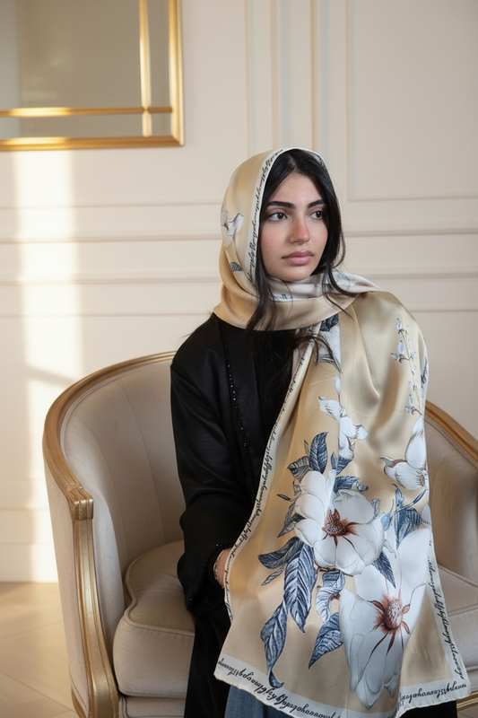 Yellow Warbler Silk Scarf
