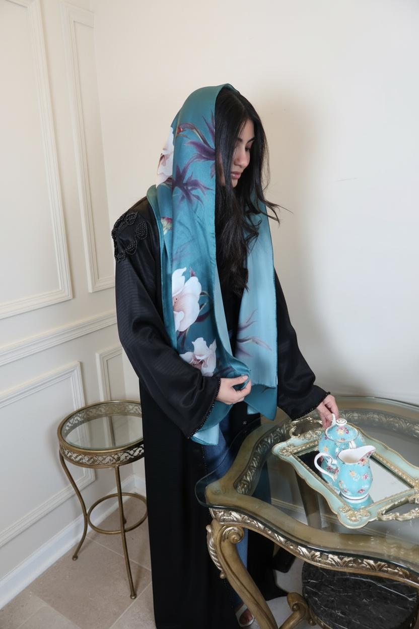 Honeycreeper Silk Scarf 100% Mulberry Silk