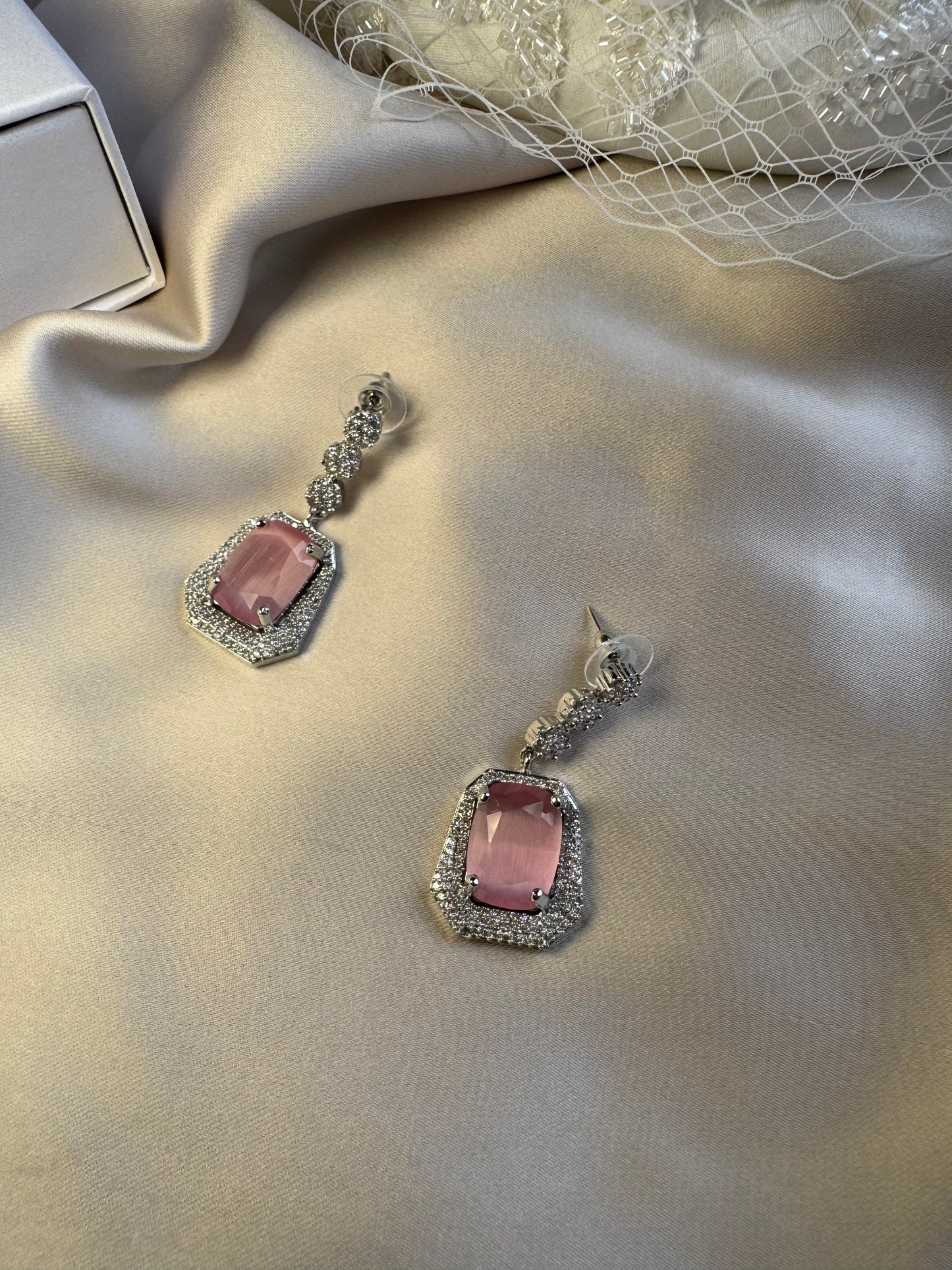 Pink Leon Earrings