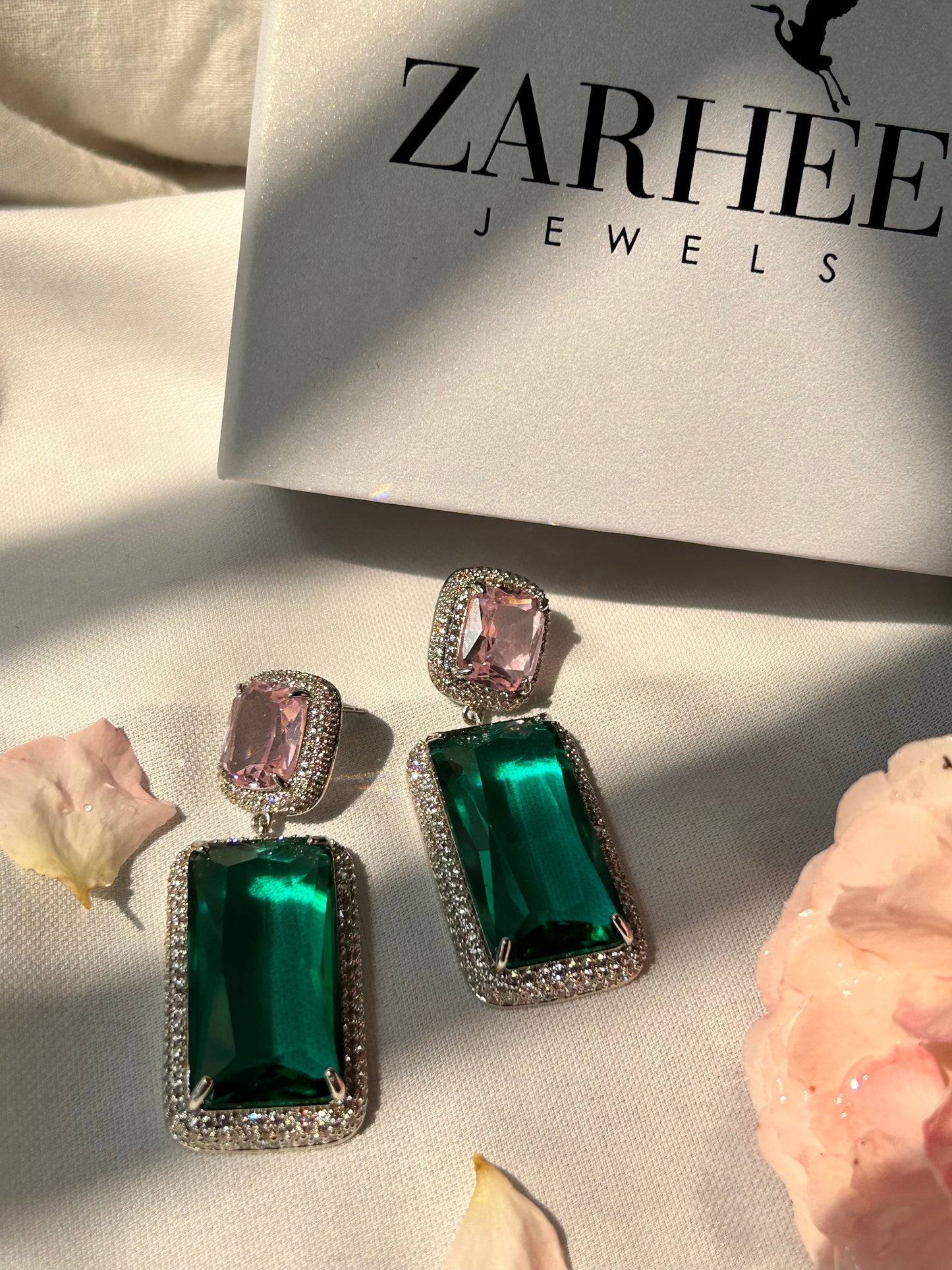 Zarhee - Square Drop Earrings