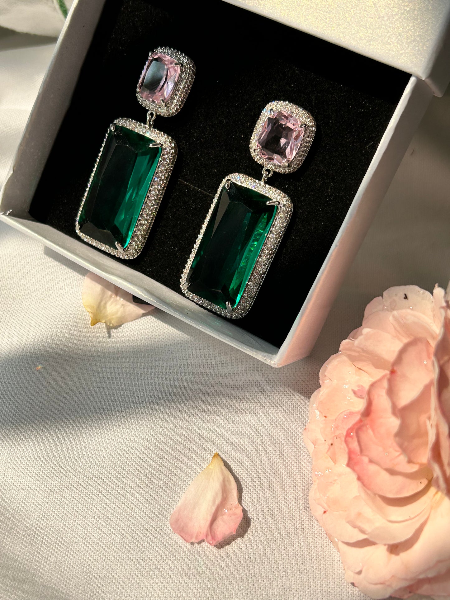 Zarhee - Square Drop Earrings