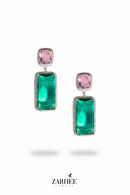 Zarhee - Square Drop Earrings