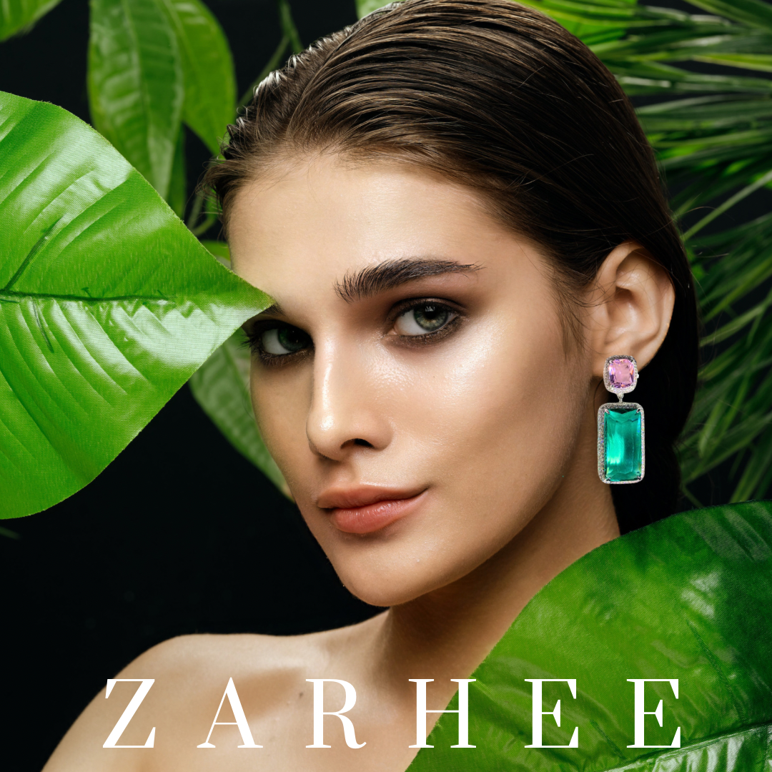 Zarhee - Square Drop Earrings