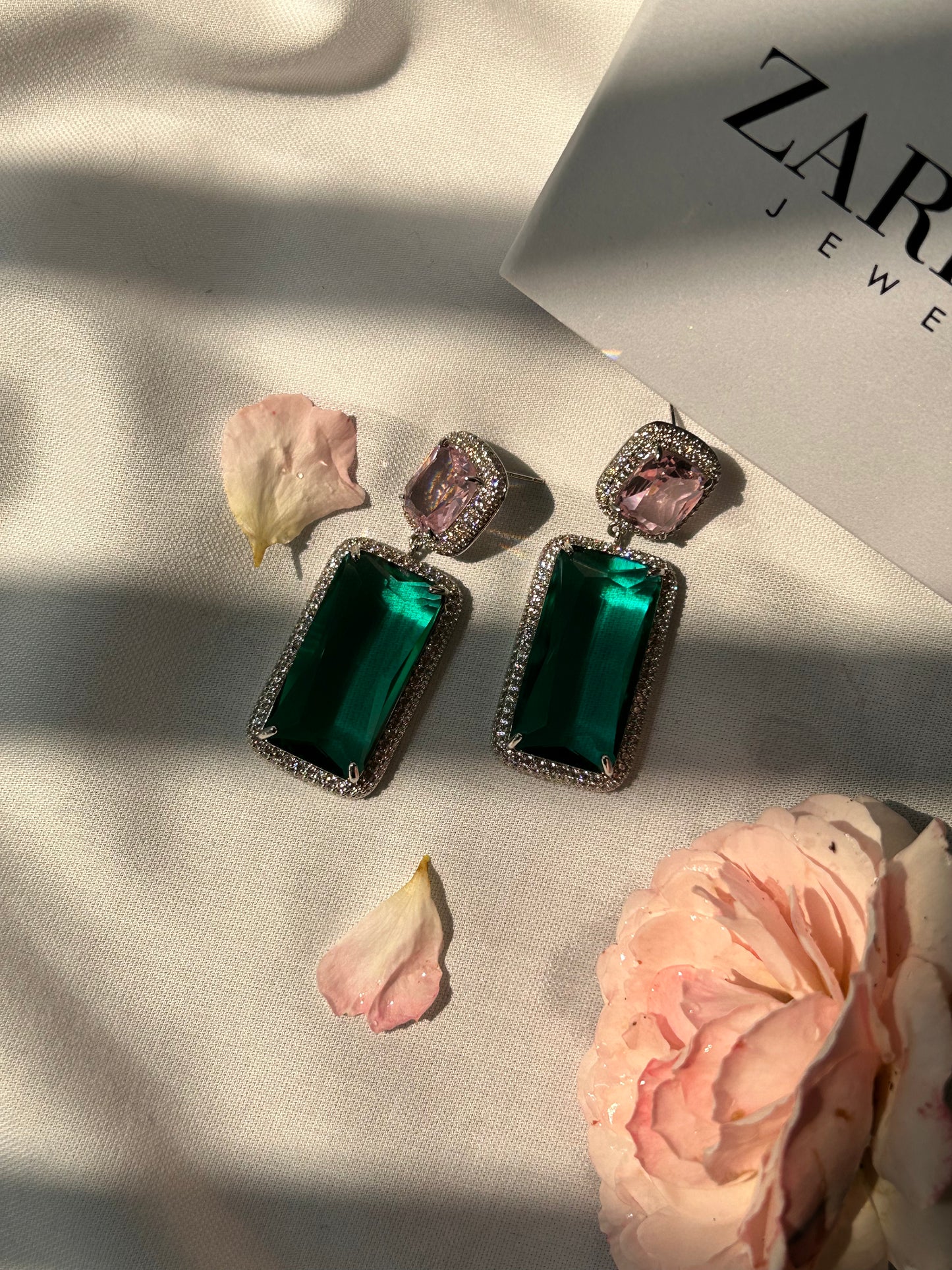 Zarhee - Square Drop Earrings