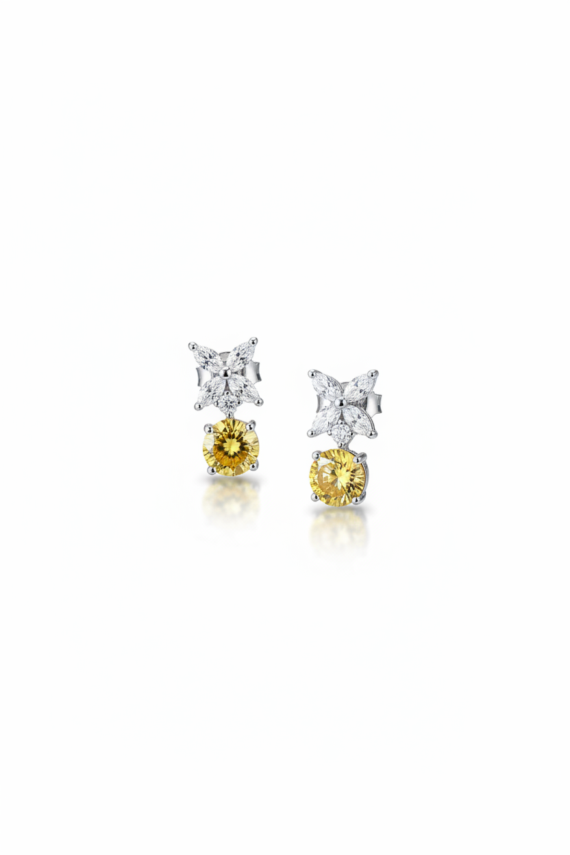 Yellow Bella Earrings