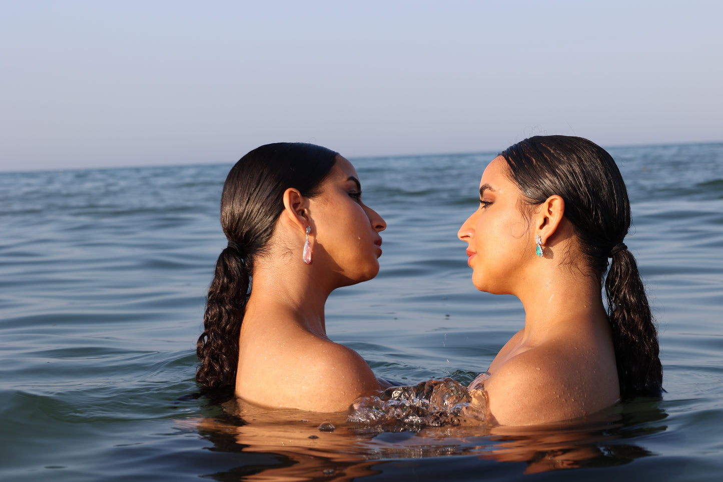 Tourmaline Stone | Victorian Pear Earring - Solid Silver