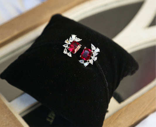 Zarhee Angelina Red Earrings