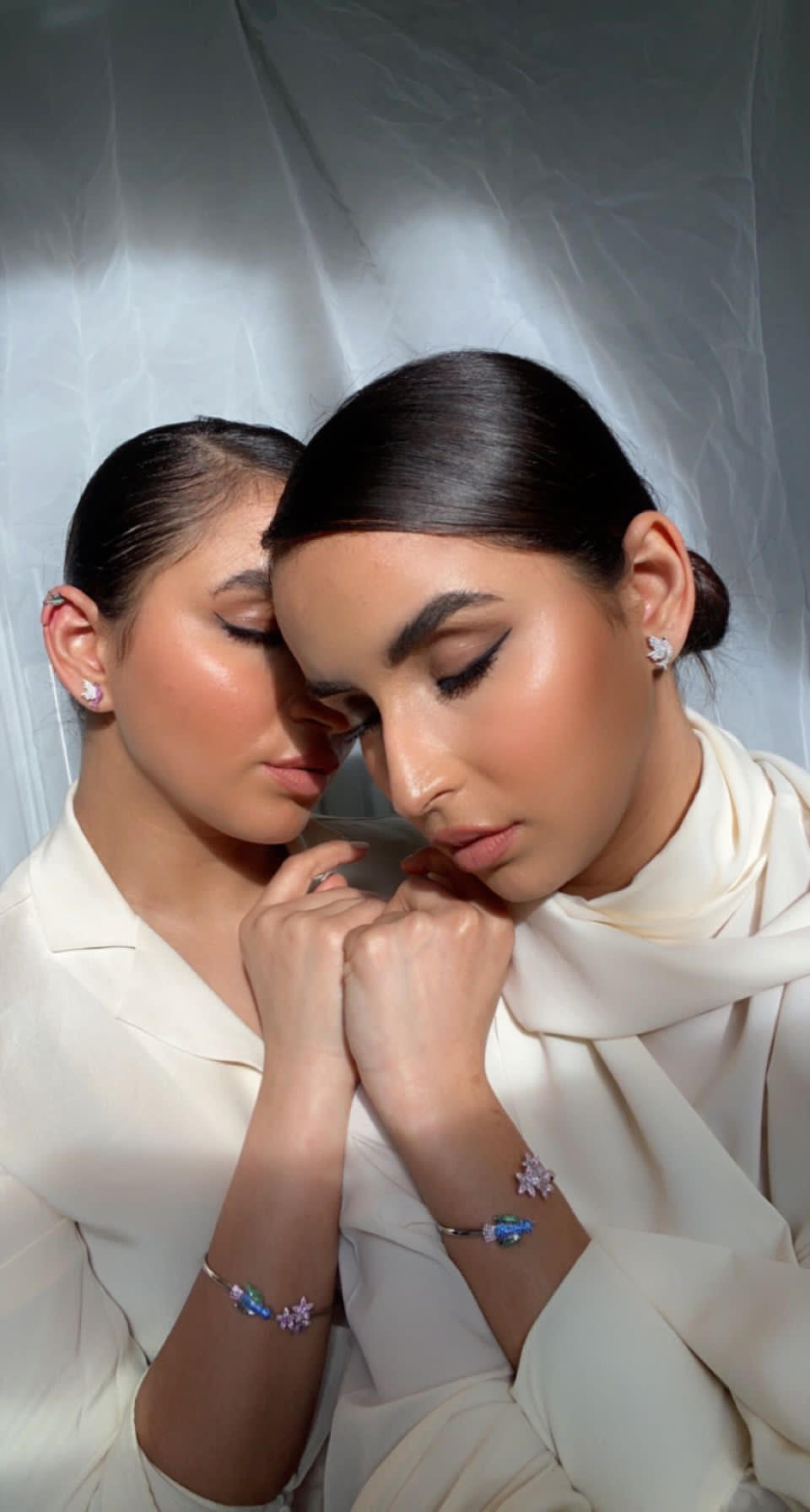 Oiseaux De Printemps | Spring Birds | Solid Silver | 18k Gold Plated | Rhodium Plated | Bracelet for Women