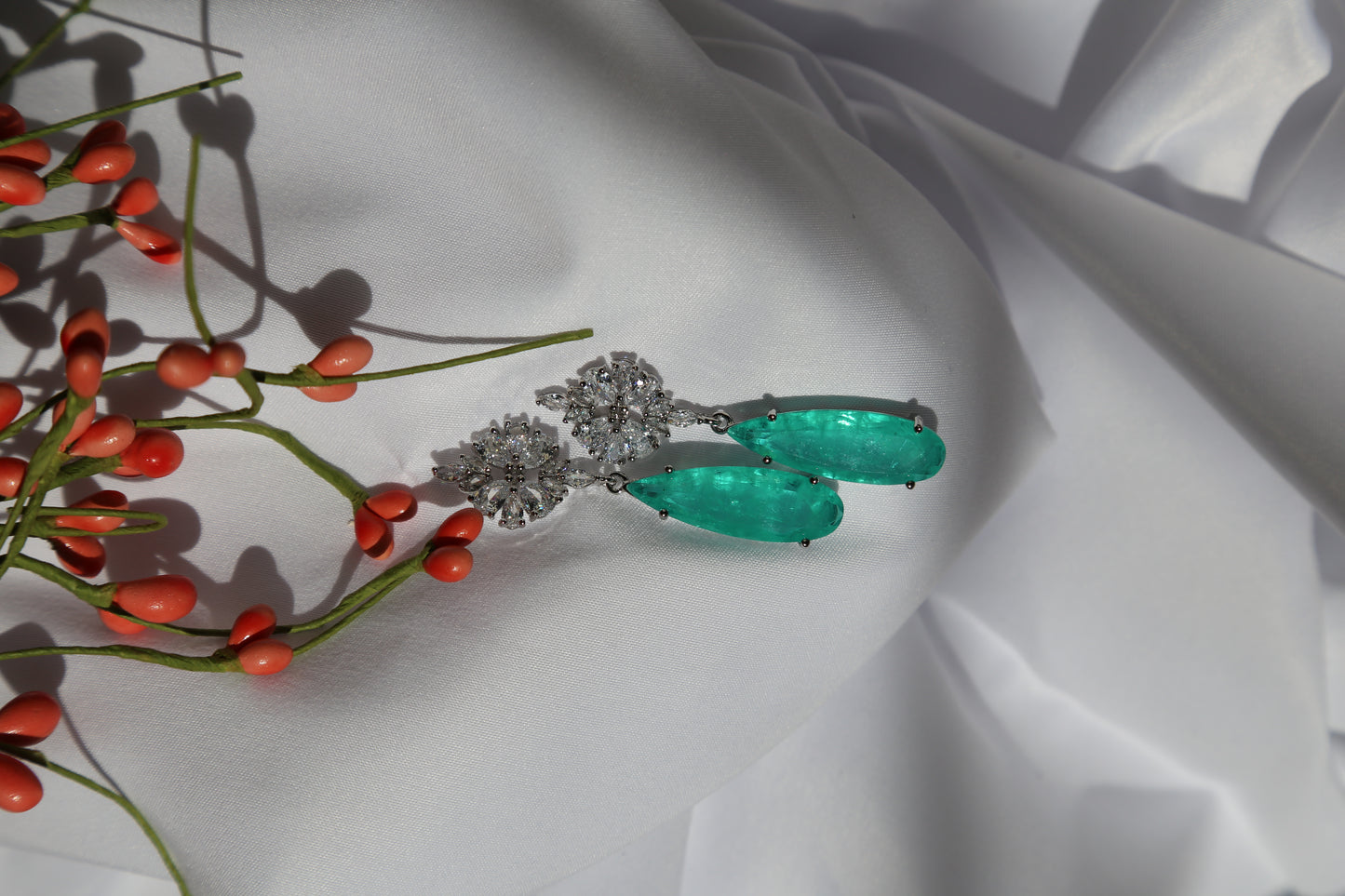 Zarhee Palawan Lagoon - Ocean Blue Earrings