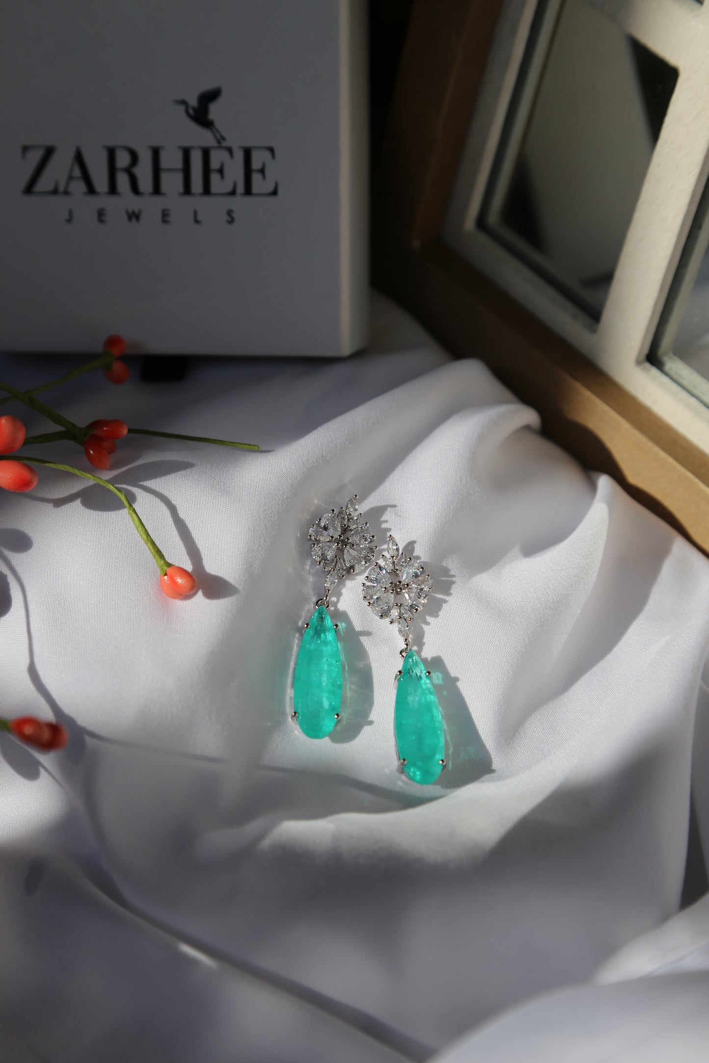 Zarhee Palawan Lagoon - Ocean Blue Earrings