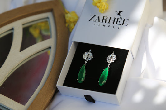 Zarhee Carezza - Emerald Green Earrings