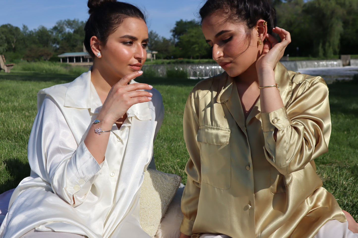 PETRLE Earring Charm | Solid Silver | Rhodium Plated | Dazzling Earrings for Women