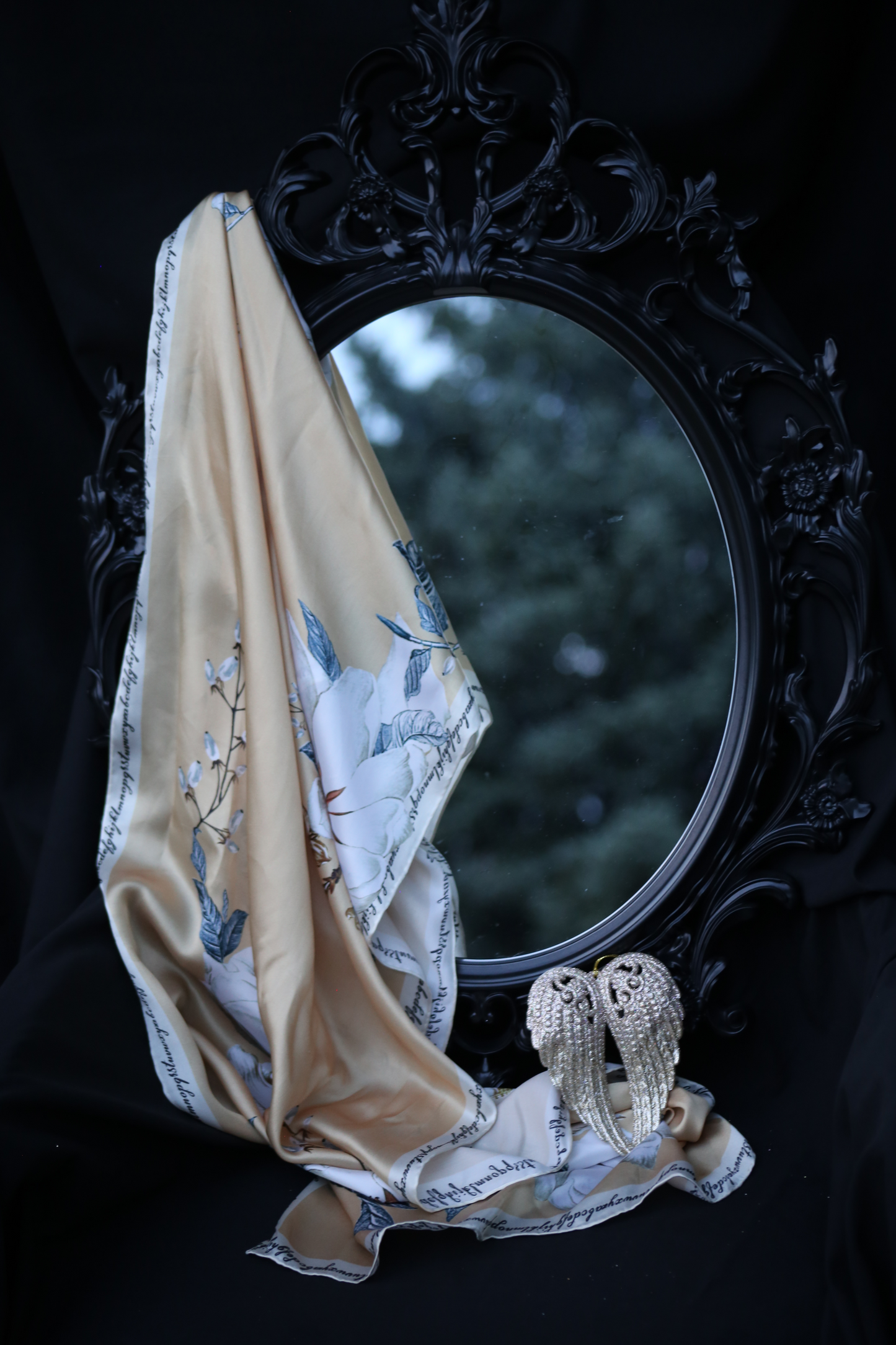 Yellow Warbler Silk Scarf