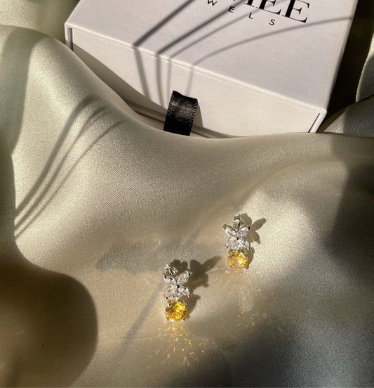 Yellow Bella Earrings
