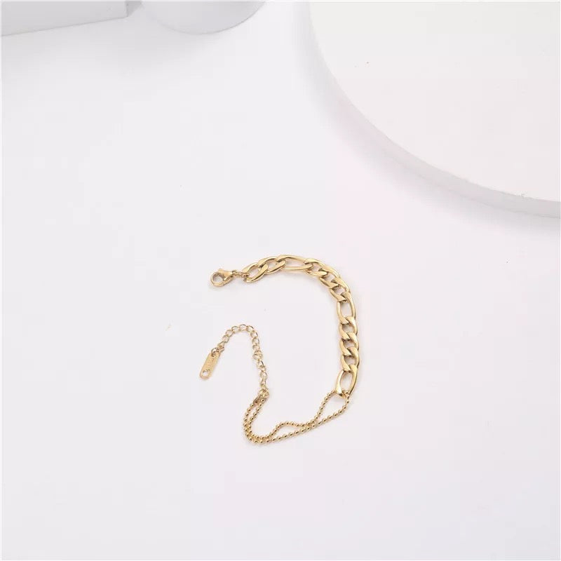Double layered Gold bracelet